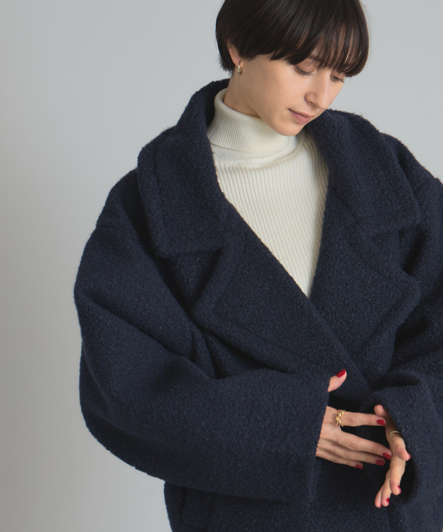 WEB限定】ブークレショートコート