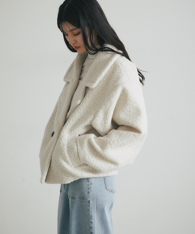 WEB限定】ブークレショートコート