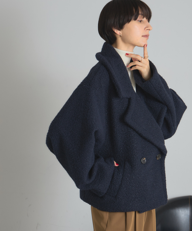 WEB限定】ブークレショートコート