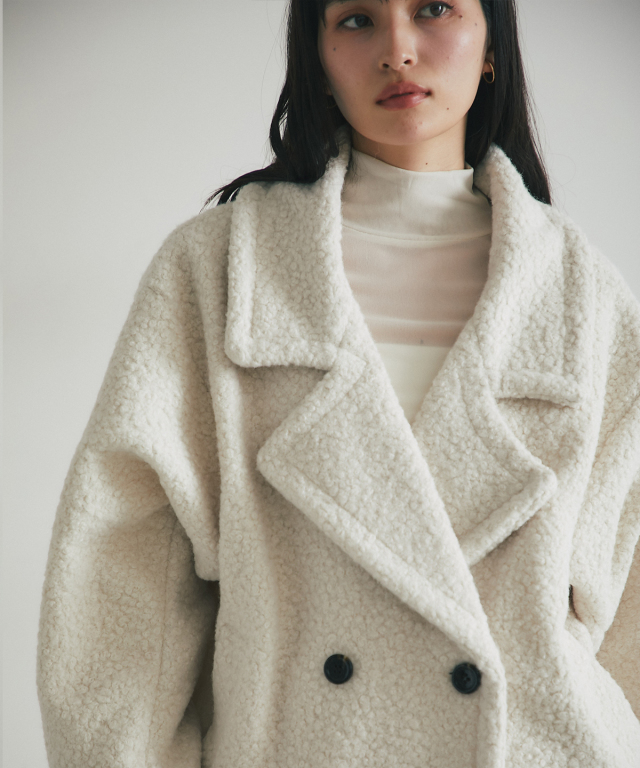 WEB限定】ブークレショートコート