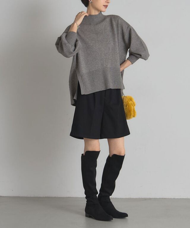 ウールツイルハーフパンツ Whim Gazette(ウィム ガゼット)のシルク