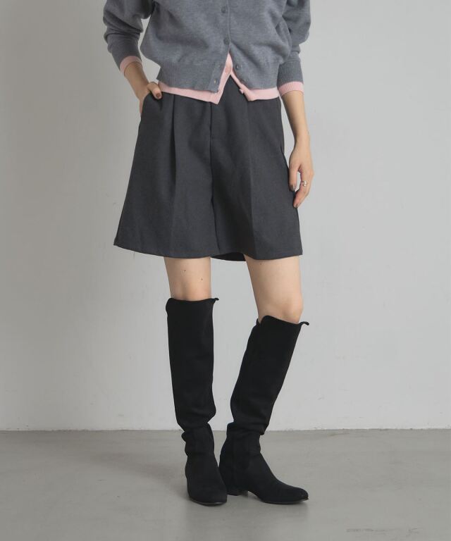 【オフィシャルサイト限定】起毛ツイルハーフパンツ