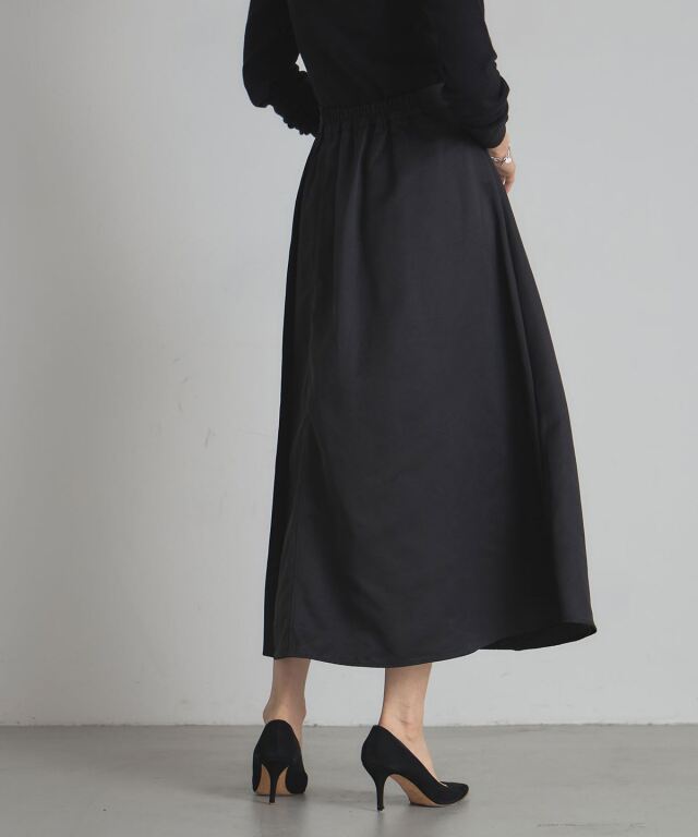 WEB限定】ツイルラッププリーツスカート