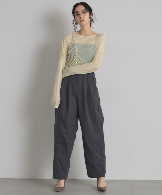 WEB限定】シアーシャーリングプルオーバー