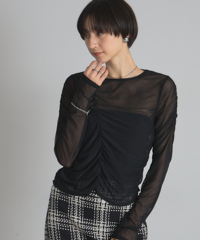 WEB限定】シアーシャーリングプルオーバー