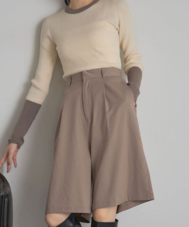WEB限定】ツイルハーフパンツ