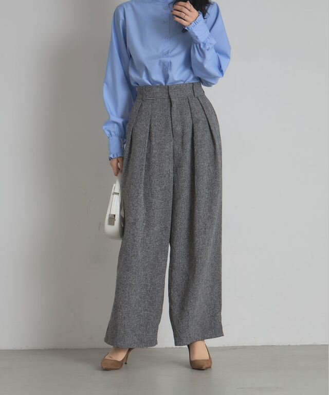 WEB限定】サマーツイードパンツ