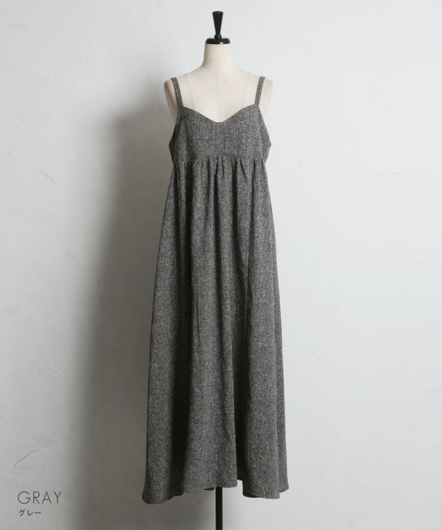 11 Camy Swiss キャミー WEB限定】サマーツイードキャミワンピ