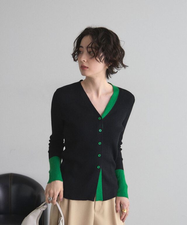 RESURRECTION リザレクション カーディガン ◇リシェスガーダー配色釦カーディガン｜BIGI online store