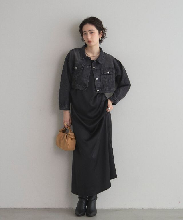 オフィシャルサイト限定】クロップドデニムジャケット