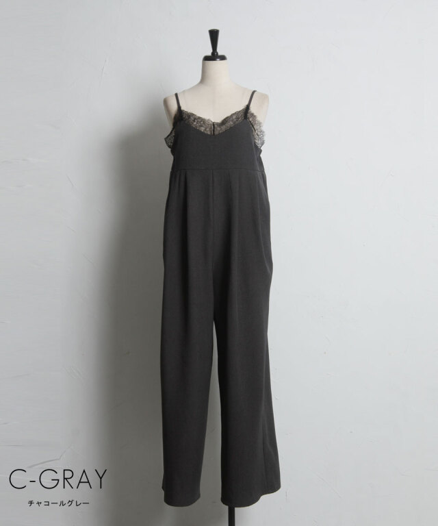 オフィシャルサイト限定】レースキャミオールインワン