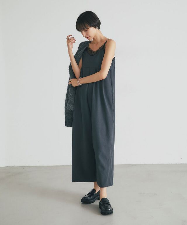 オフィシャルサイト限定】レースキャミオールインワン