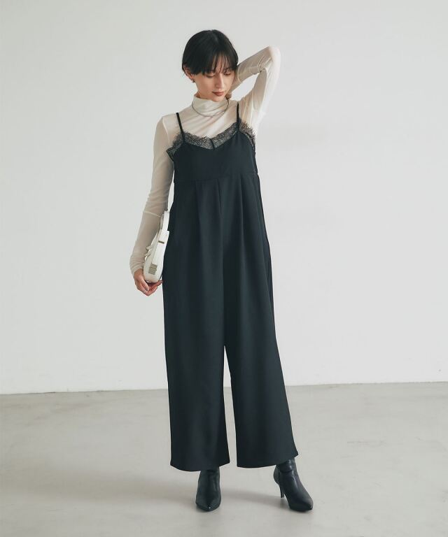 【オフィシャルサイト限定】レースキャミオールインワン