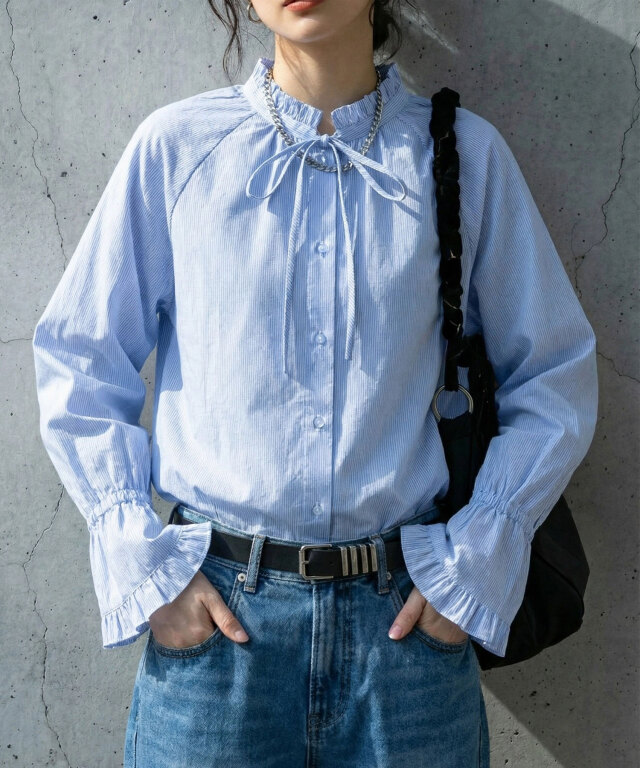 【オフィシャルサイト限定】前後2WAYボウタイブラウス