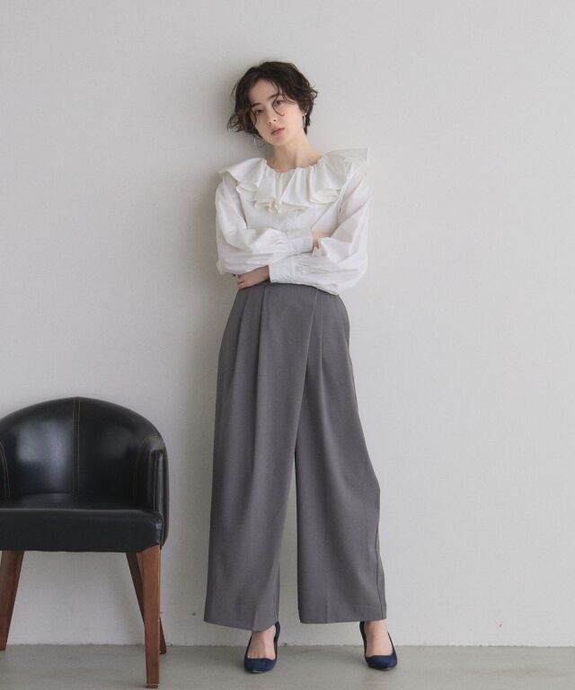 オフィシャルサイト限定】ラップライクロングパンツ
