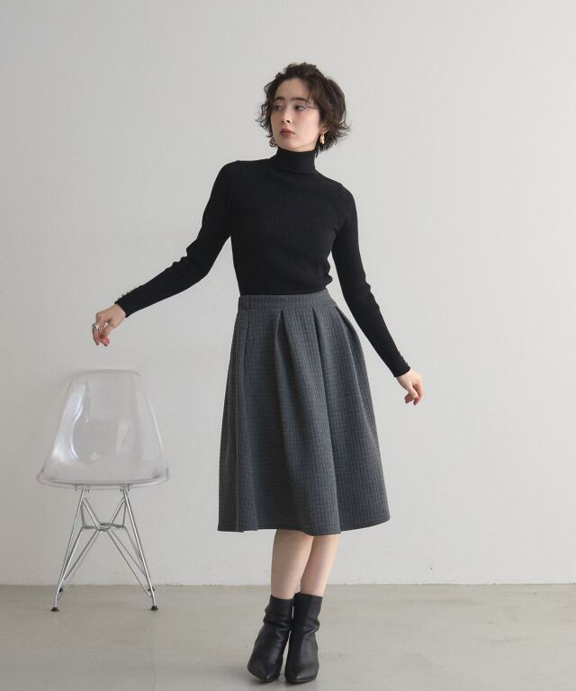 オフィシャルサイト限定】ヘップバーンキルトスカート