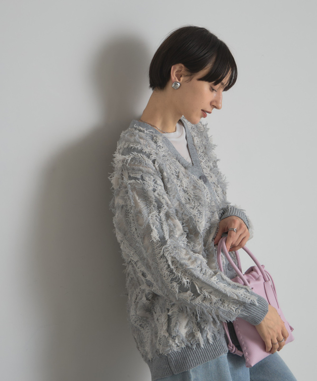 週末限定価格Number(N)ineジョージ期フリンジカーディガン 週末限定
