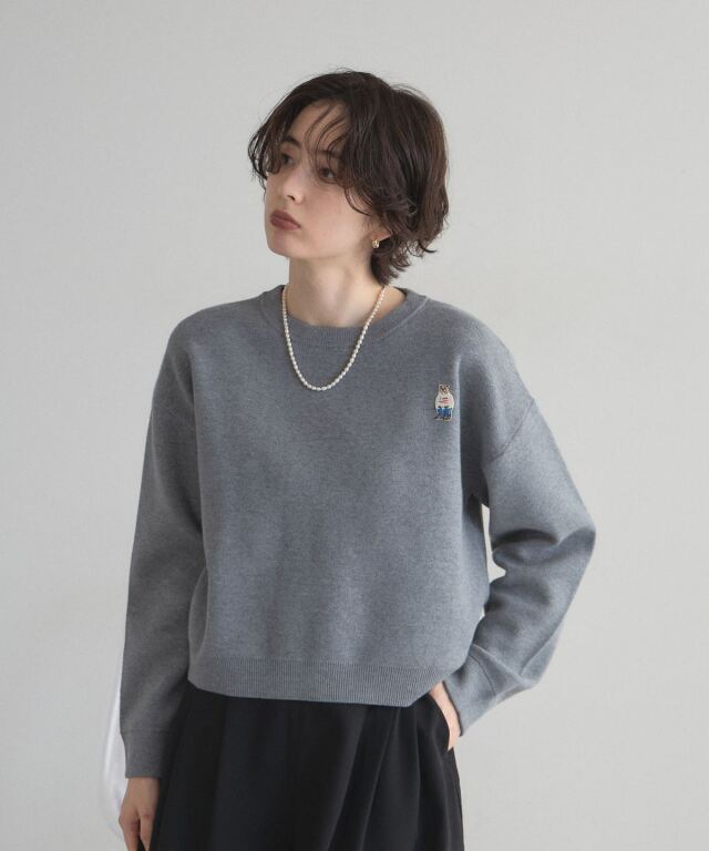 オフィシャルサイト限定】ベアワッペンニットトップス