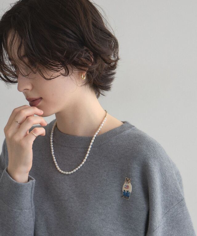 オフィシャルサイト限定】ベアワッペンニットトップス
