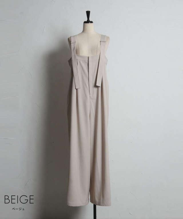 kagure かぐれ バックベルト サロペット Free 生成り カグレ かぐれ バッククロスサロペット （OFF） - ファッション通販