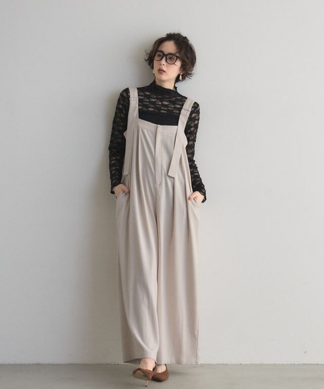 肩ベルトサロペット