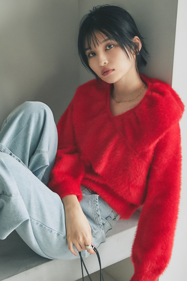 ケーブルニット