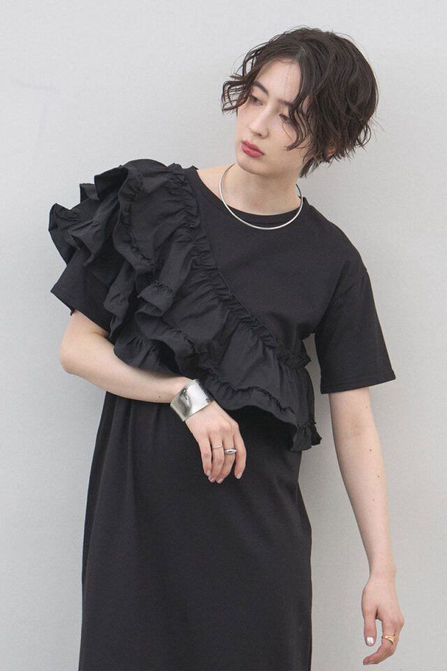 レーススリーブブラウス