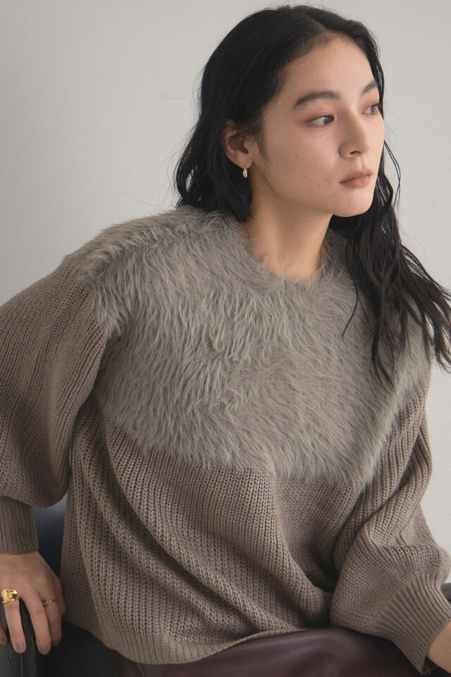 ケーブルニット