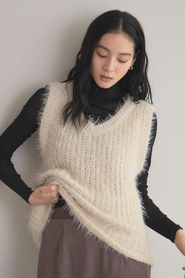 ケーブルニット