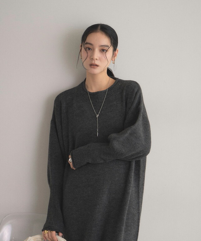 ロングニットワンピーズ