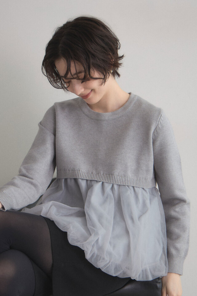 ケーブルニット