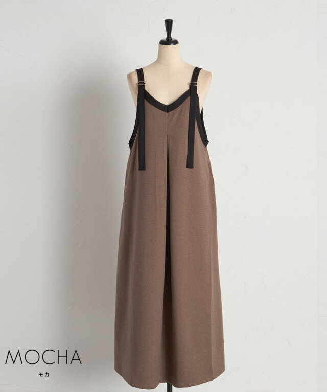 オフィシャルサイト限定】配色2WAYタックワンピース