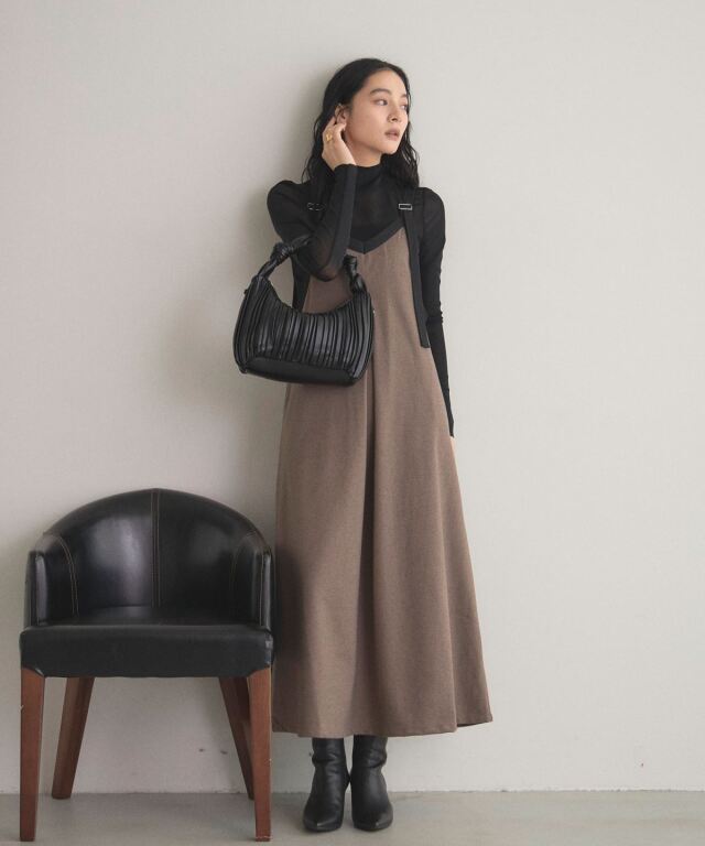 【オフィシャルサイト限定】配色2WAYタックワンピース