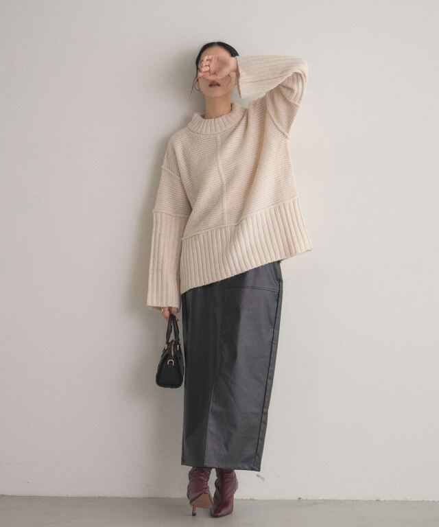 ロング丈ニット ニットワンピース＜ロング丈＞ （ロング・マキシ丈ワンピース