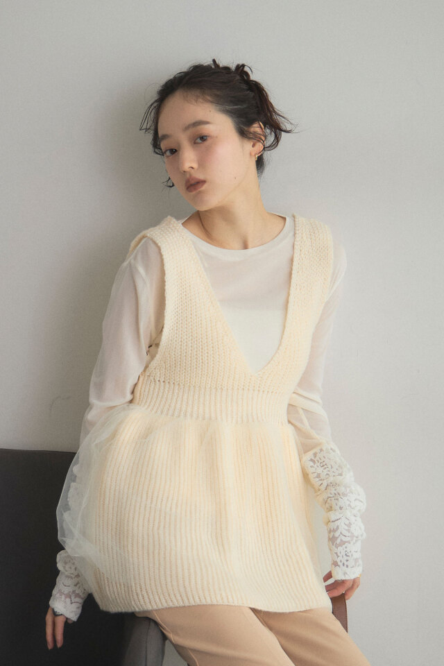 ケーブルニット