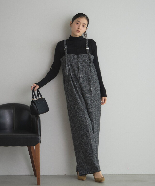 オフィシャルサイト限定】ツイードベアサロペット