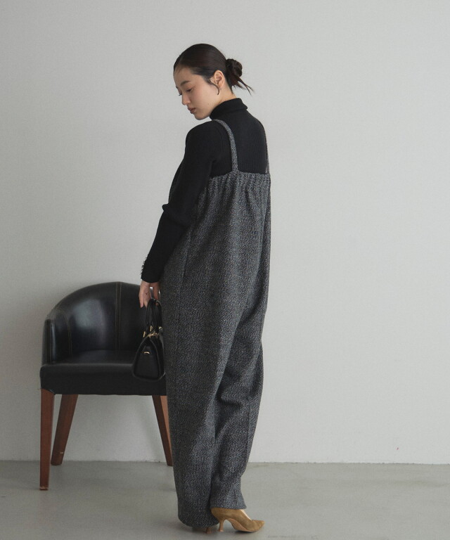 オフィシャルサイト限定】ツイードベアサロペット