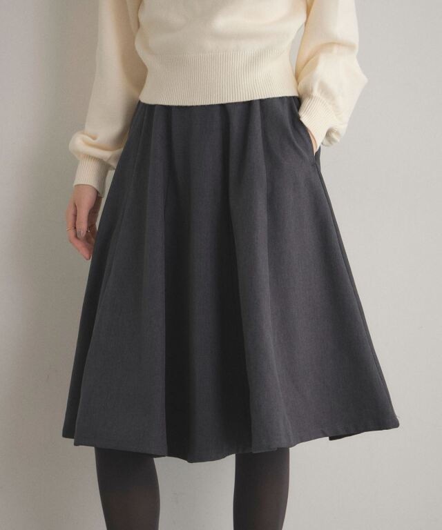 オフィシャルサイト限定】ミディフレアスカート