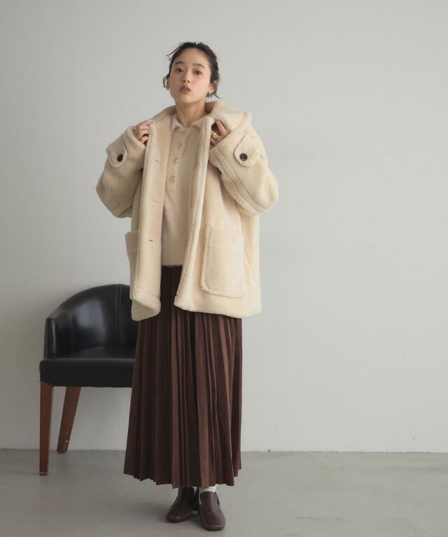 オフィシャルサイト限定】テディボアステンカラーコート