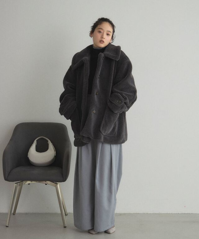 オフィシャルサイト限定】テディボアステンカラーコート