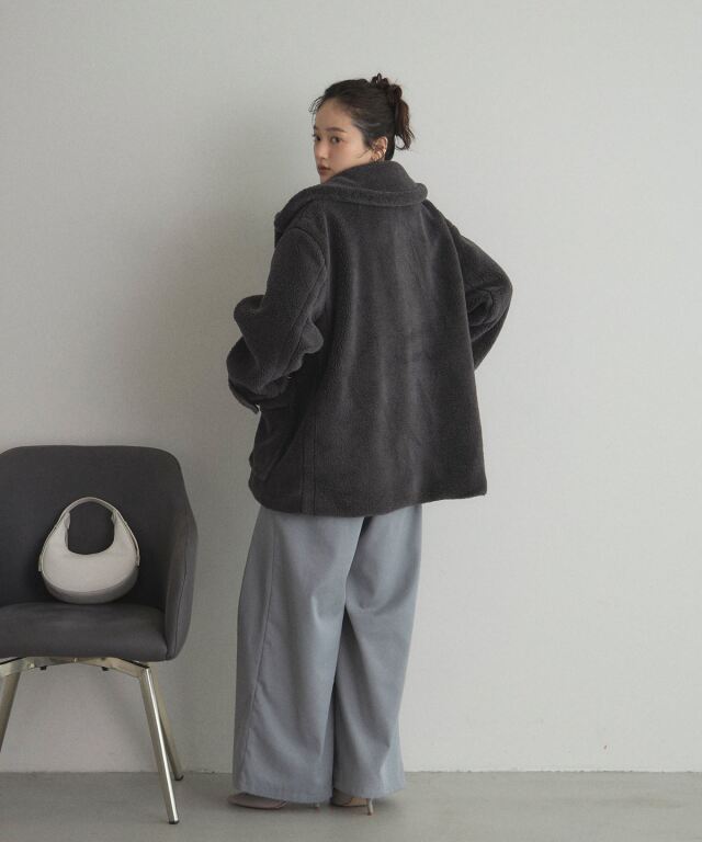 オフィシャルサイト限定】テディボアステンカラーコート