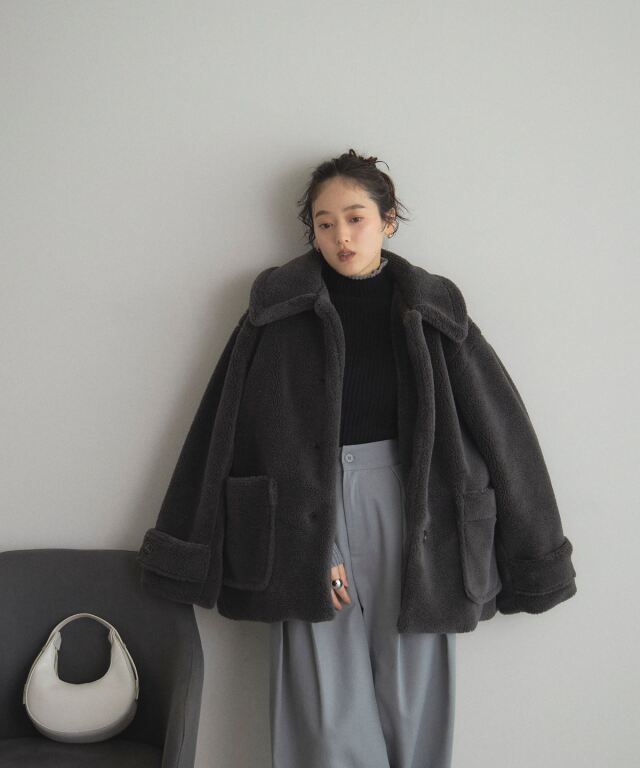 オフィシャルサイト限定】テディボアステンカラーコート