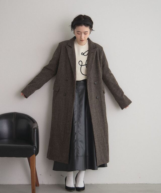 オフィシャルサイト限定】ツイードチェスターコート