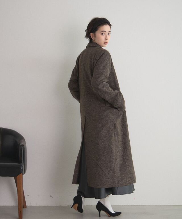 オフィシャルサイト限定】ツイードチェスターコート