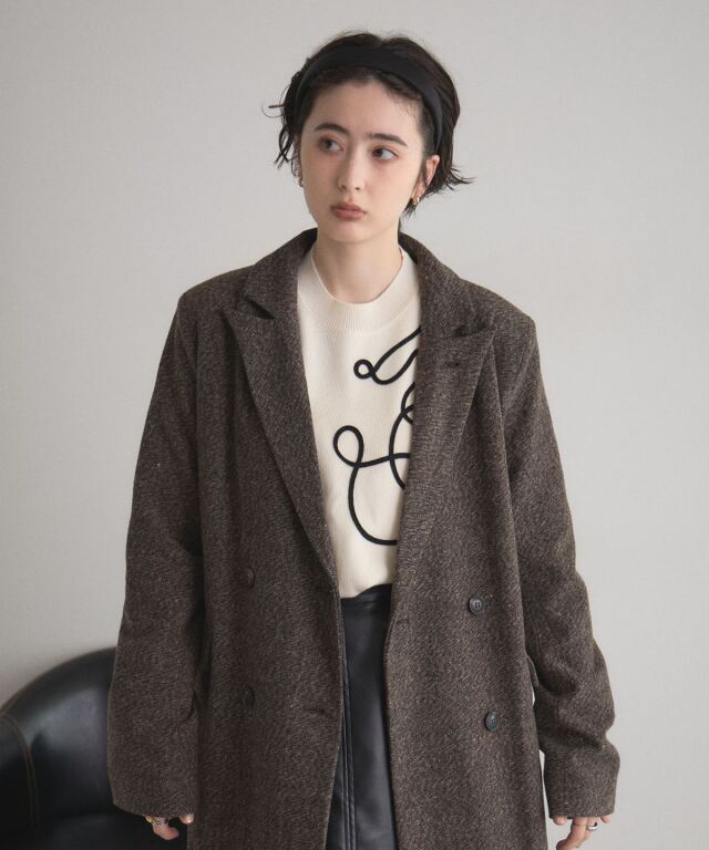 専用50's VINTAGE　ツイードチェスターコート オフィシャルサイト限定】ツイードチェスターコート