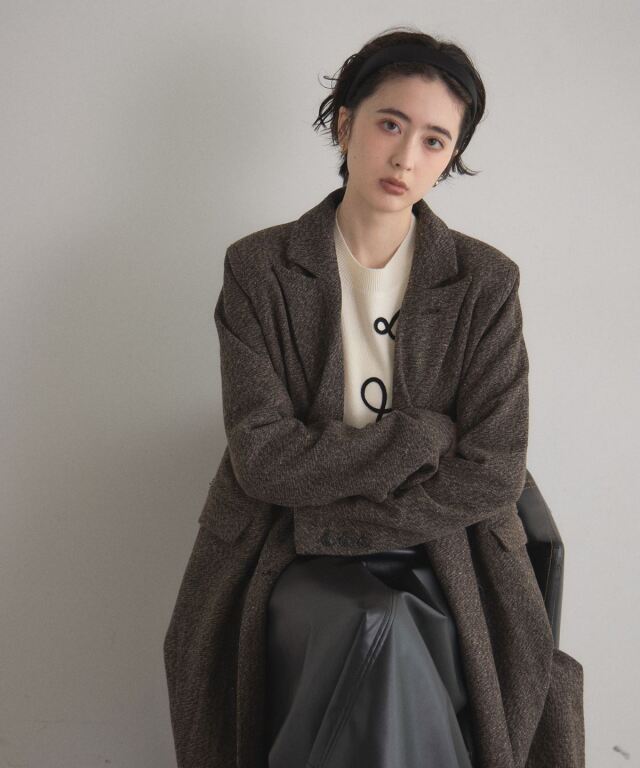 オフィシャルサイト限定】ツイードチェスターコート