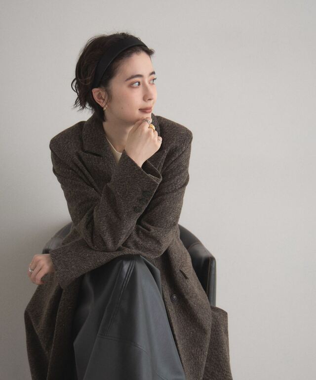 オフィシャルサイト限定】ツイードチェスターコート