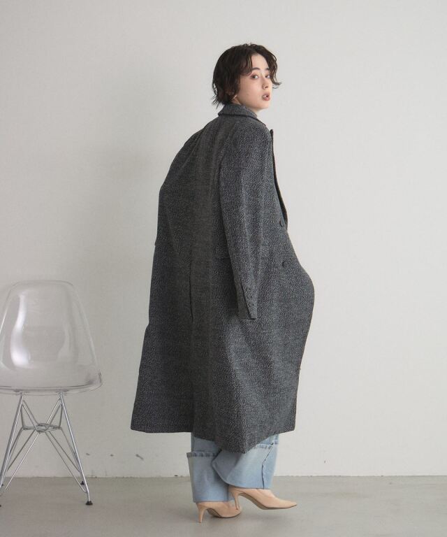 オフィシャルサイト限定】ツイードチェスターコート