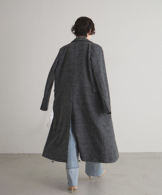 オフィシャルサイト限定】ツイードチェスターコート