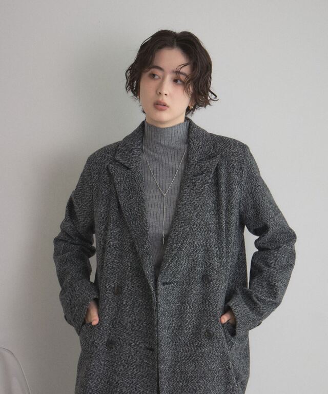 オフィシャルサイト限定】ツイードチェスターコート
